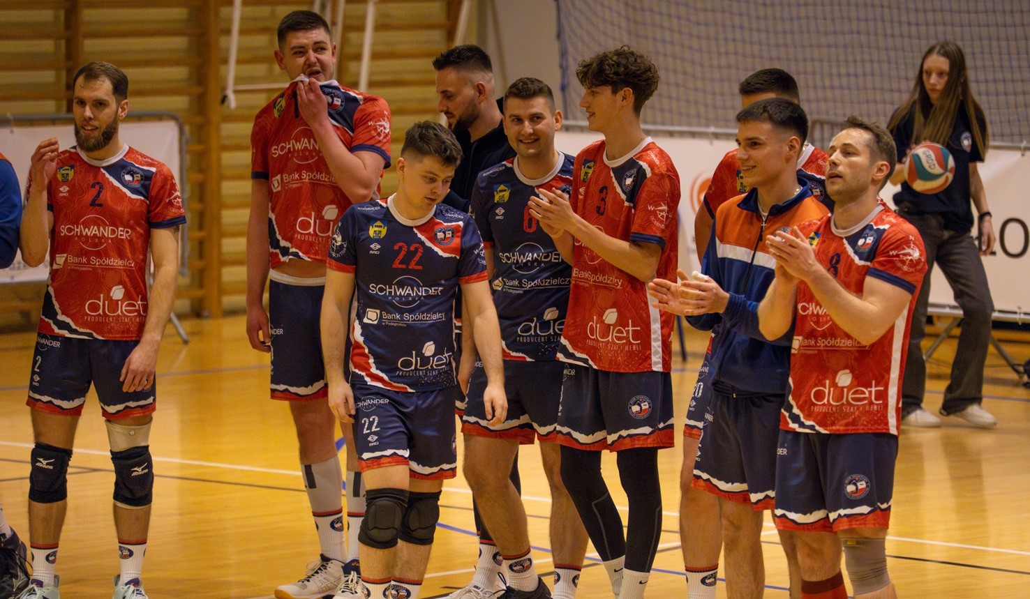 zawodnicy ks volley podegrodzie