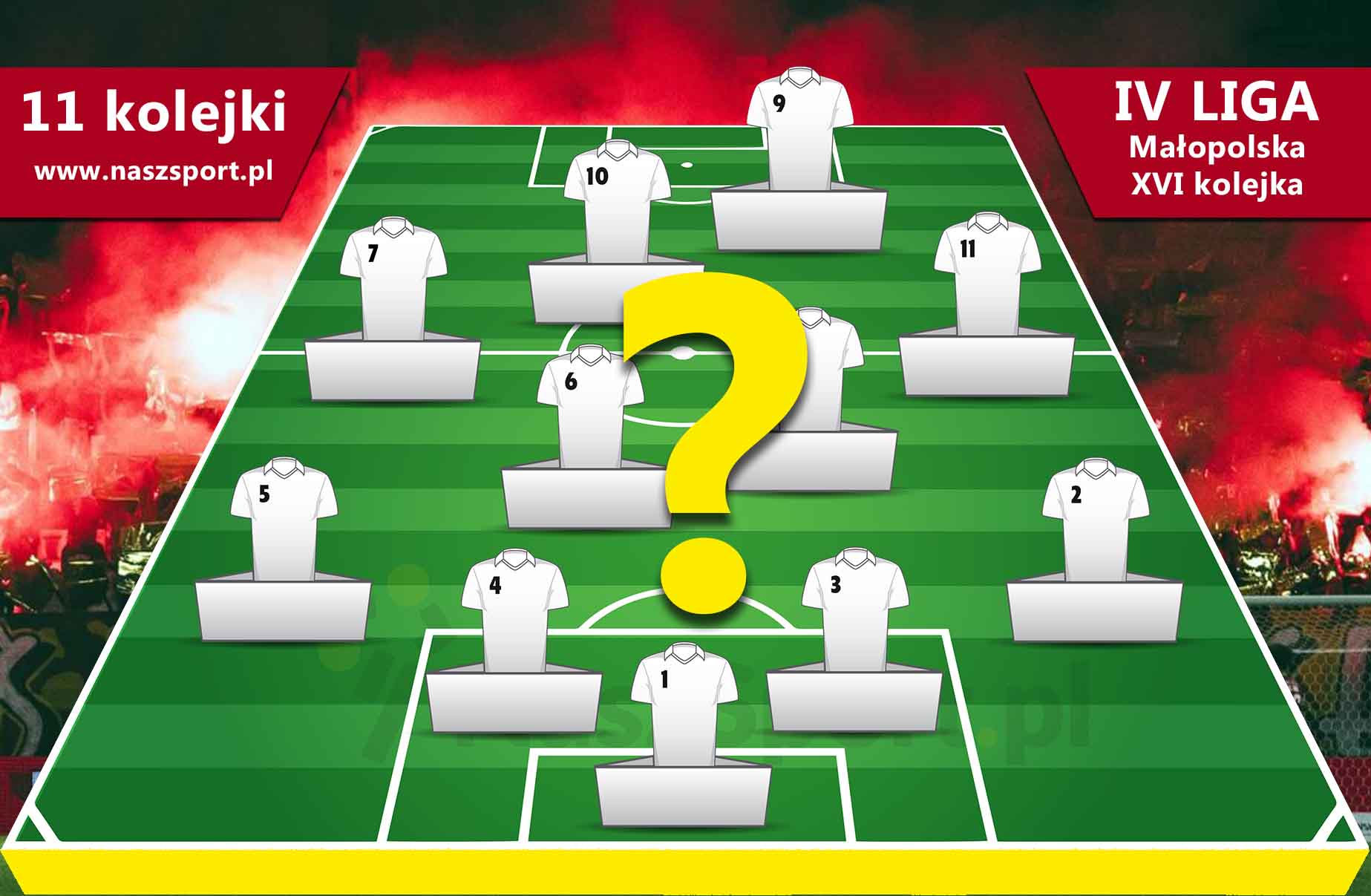 na grafice 16 kolejka małopolska grupa 4 liga